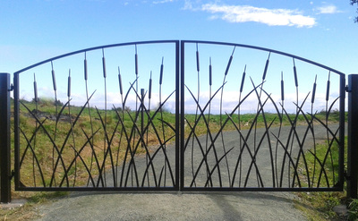 metal and wrought iron gates and fencing by Adam Styles Creative Metal, Nelson, NZ